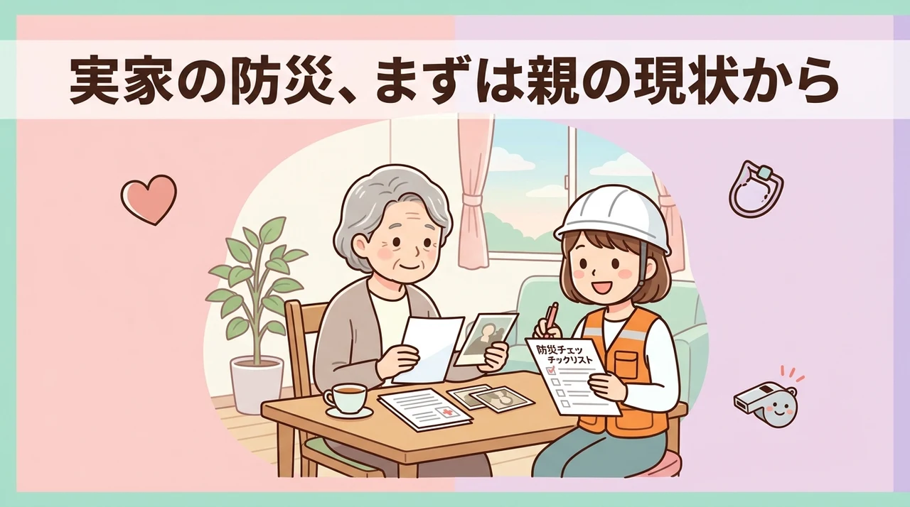 実家の防災と備え方でまず確認したい高齢の親の現状
