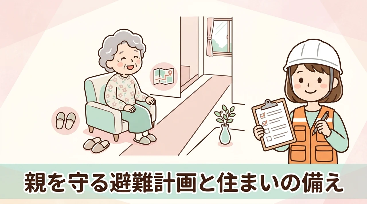親の身体状況に合わせた避難計画と住環境の整備