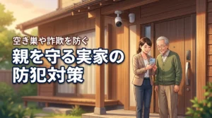 空き巣・詐欺から守る実家の防犯対策ガイド｜高齢の親を守るために家族が確認したいこととは