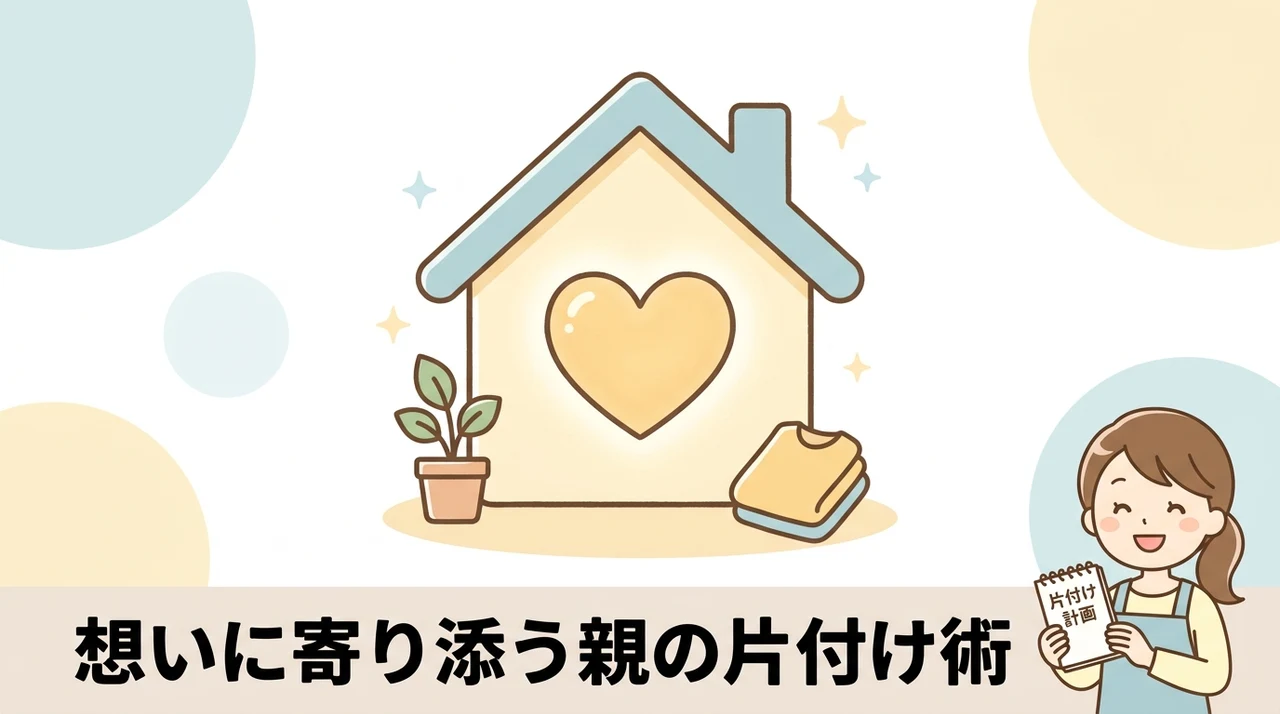 親の気持ちに寄り添う片付けの手順