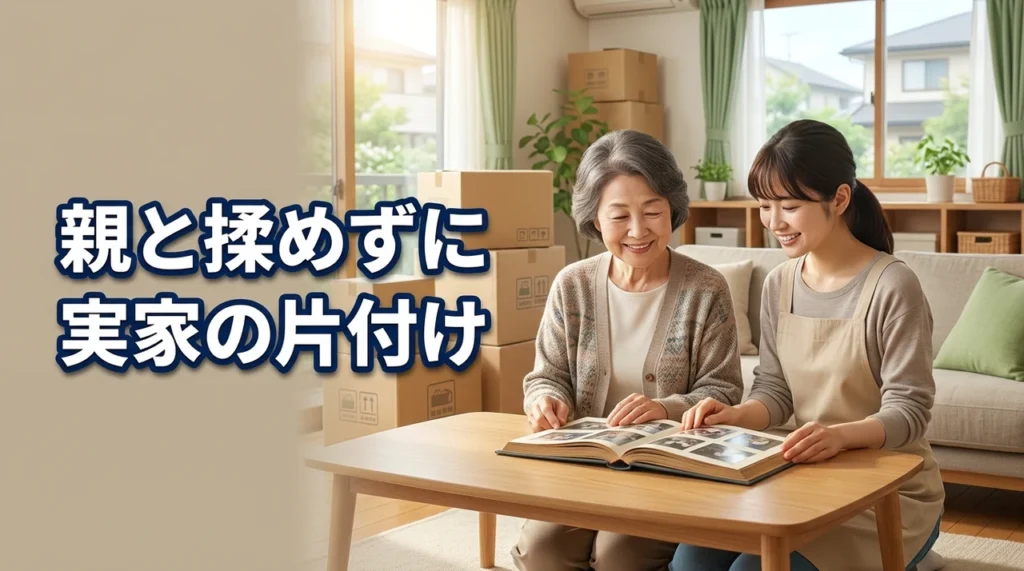 親と揉めずに実家の片付けと家事支援を始める5つの手順｜帰省時にすぐ実践