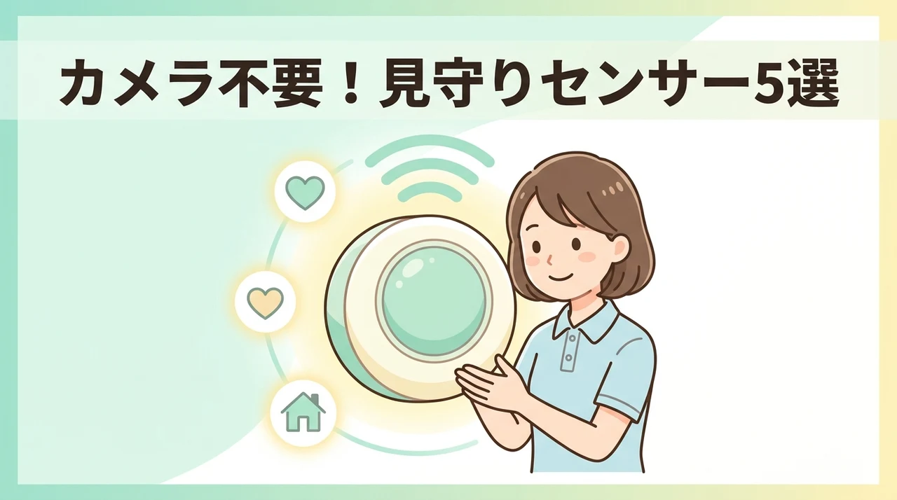 カメラなし見守りセンサーおすすめ5選