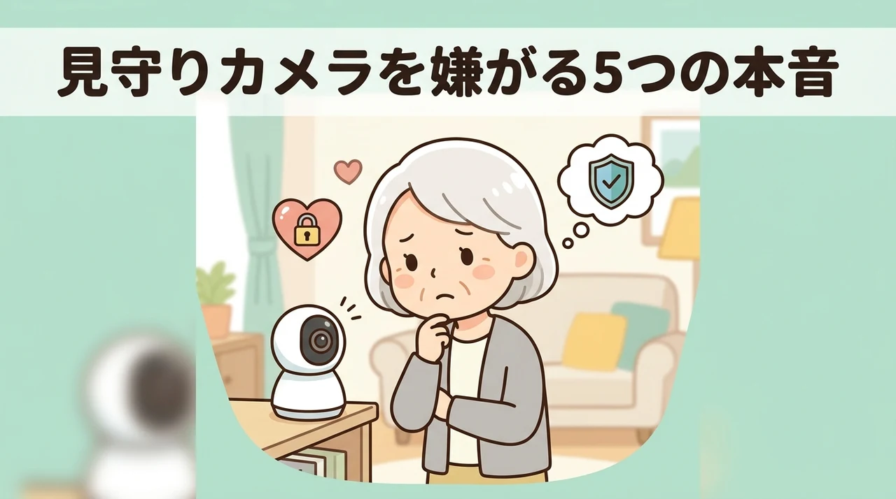 高齢の親が見守りカメラを嫌がる5つの本音と心理