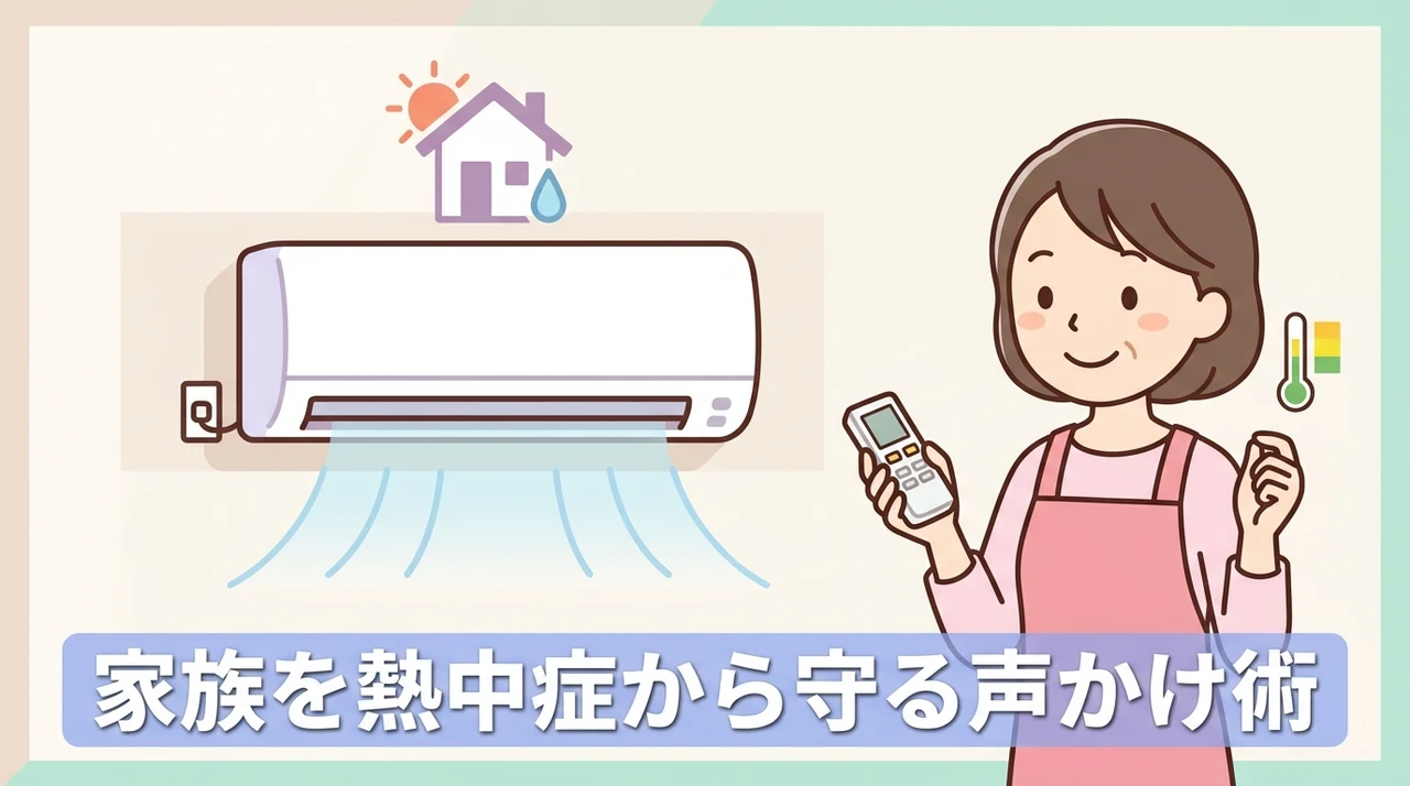 家族が今日からできるエアコン使用を促す声かけと対策