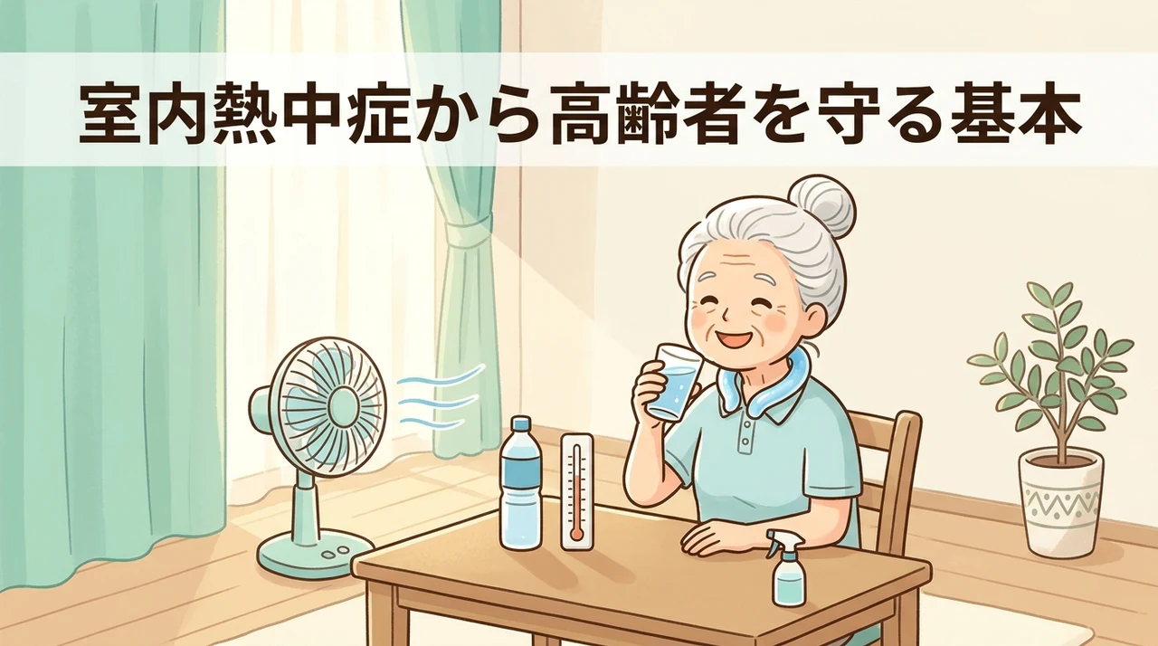 高齢者の室内熱中症対策グッズが必要な理由と基本