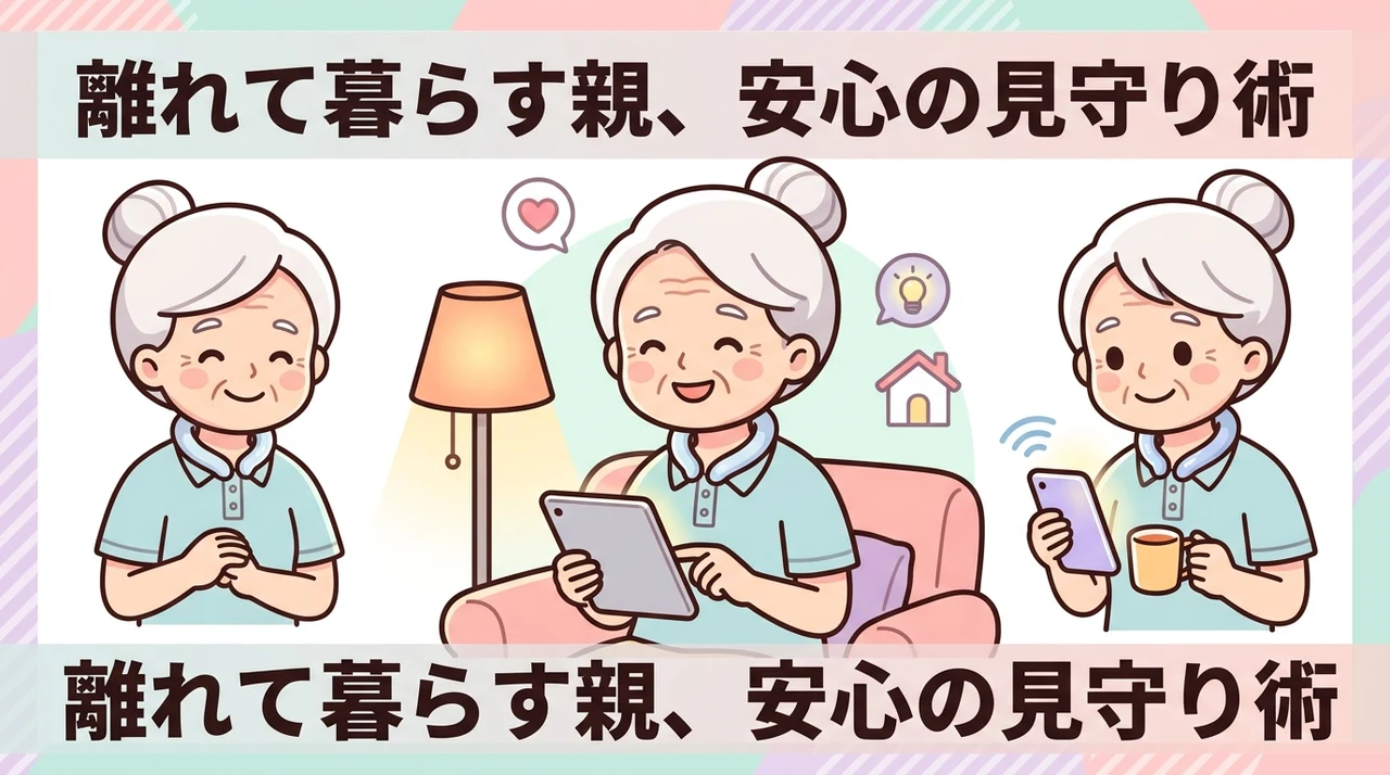 離れて暮らす親を見守るための具体的な方法
