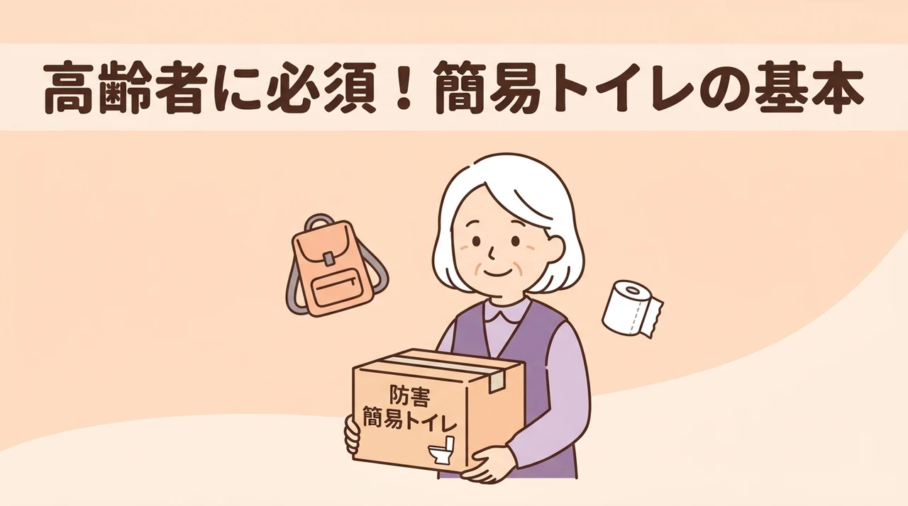高齢者と防災のための簡易トイレとは?基本と必要性