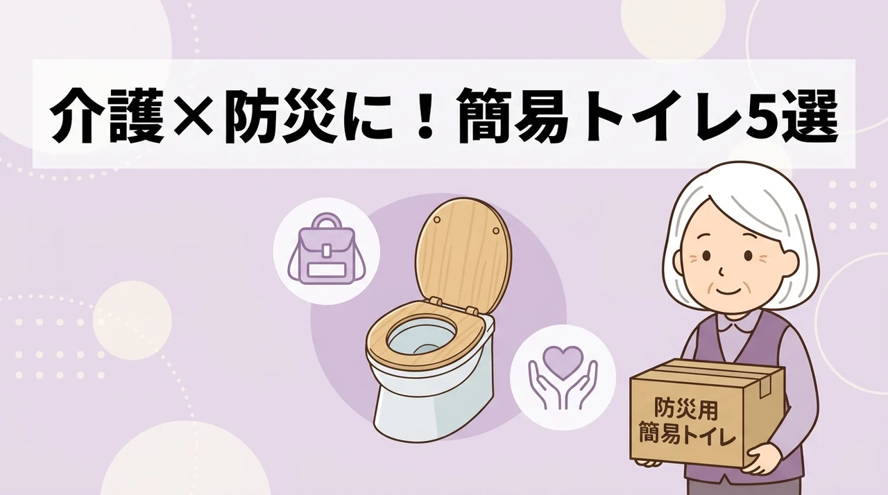 介護と防災を両立するおすすめ簡易トイレ5選