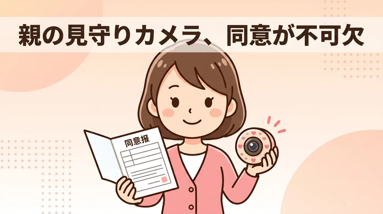 高齢の親を見守るカメラ導入と同意の重要性