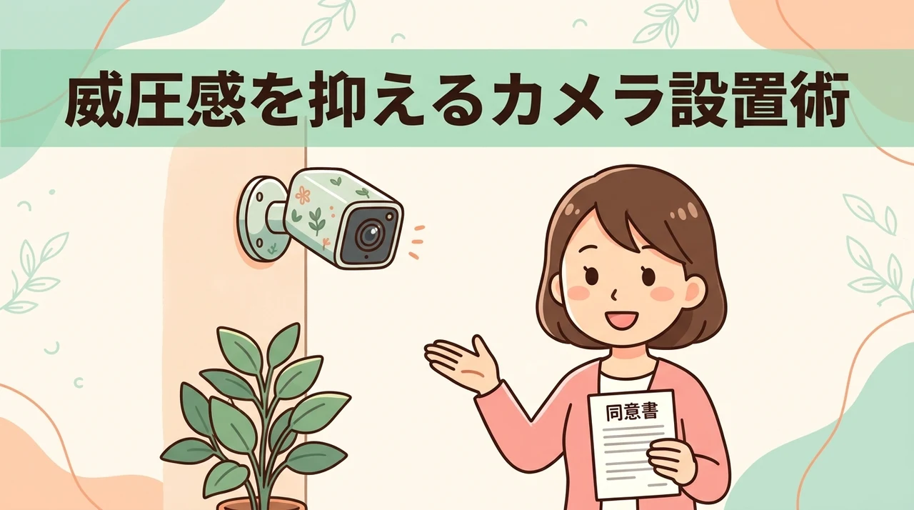 監視感を軽減する心理的配慮と設置の工夫