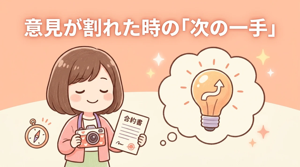 同意が得られない場合の代替案と話し合いのコツ