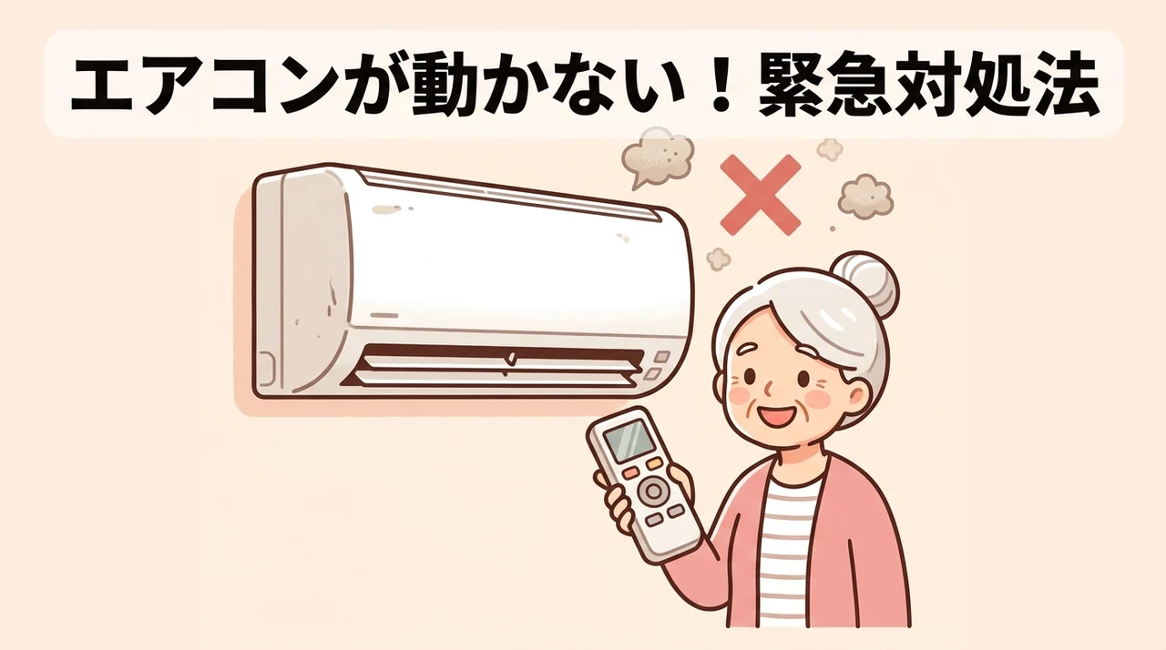 エアコンが動作しないときの緊急トラブル対処法