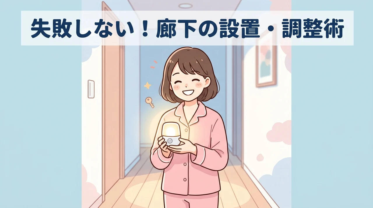廊下での失敗を防ぐ設置と調整の実践テクニック