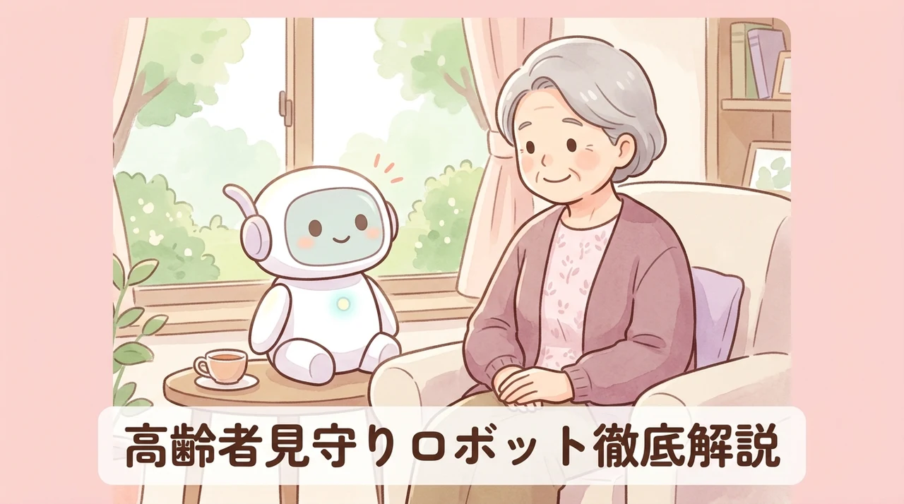 高齢者向け見守りロボットとは?基本機能と種類