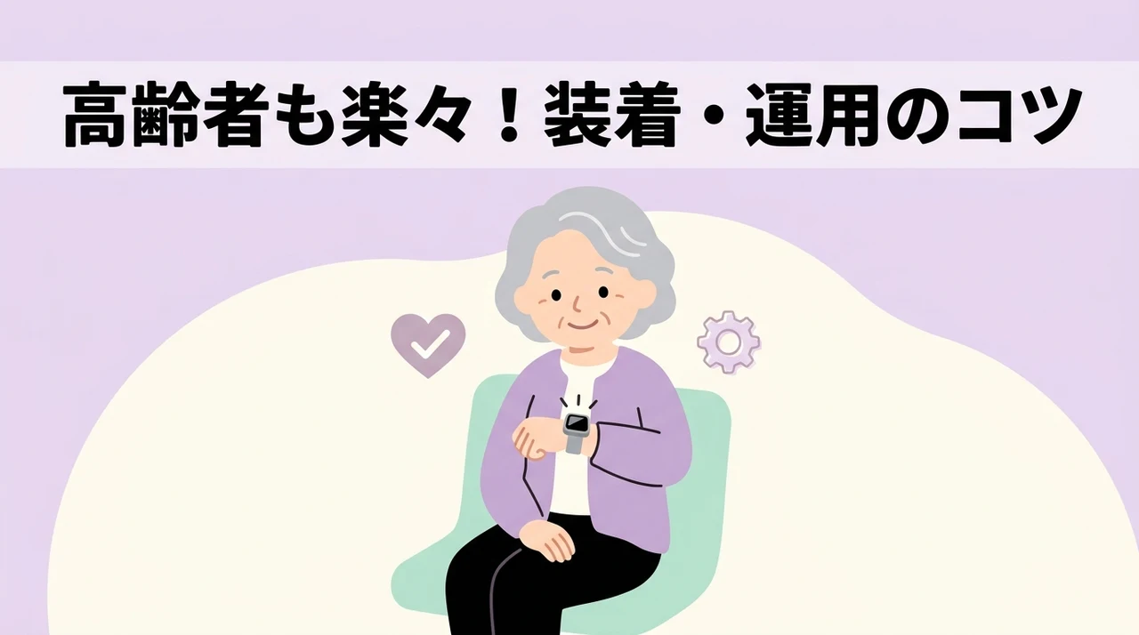 高齢者が快適に使い続けるための装着と運用のコツ