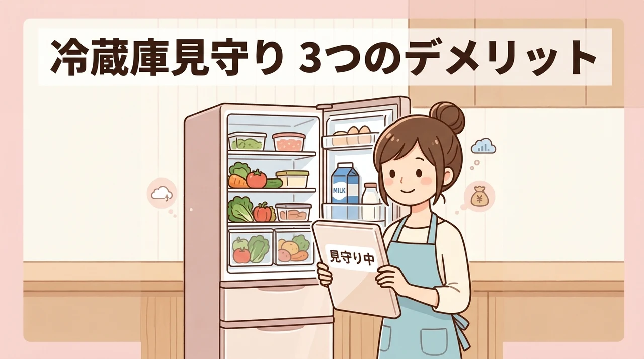 冷蔵庫見守りを導入する前に知るべき3つのデメリット