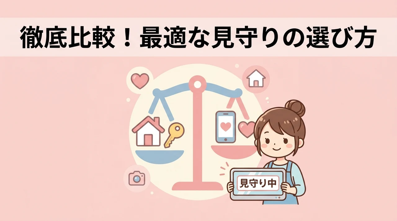 冷蔵庫以外の見守り手段との比較と選び方