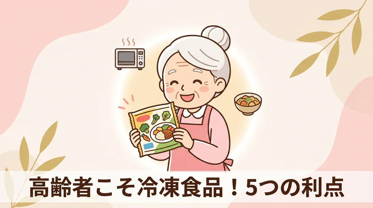高齢者が冷凍食品を利用する5つのメリット