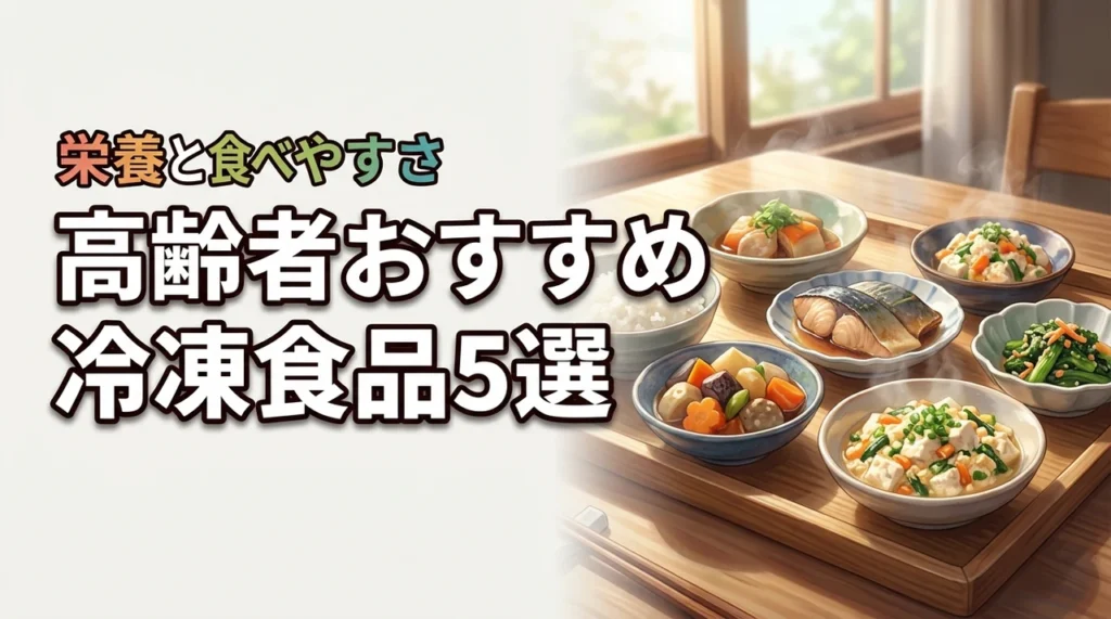 高齢者におすすめの冷凍食品5選！栄養と食べやすさで選ぶポイントを解説