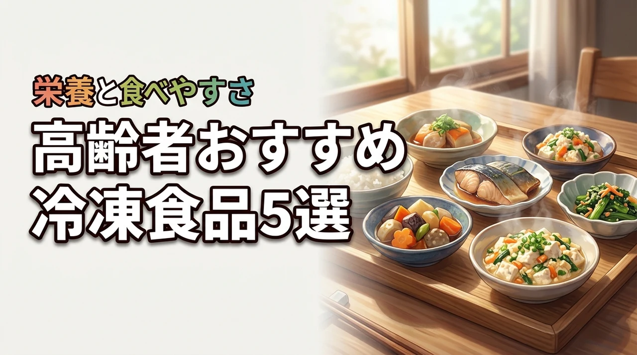 高齢者におすすめの冷凍食品5選!栄養と食べやすさで選ぶポイントを解説