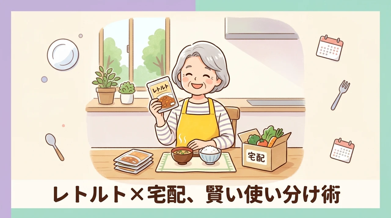 レトルト食品と宅配サービスの使い分け方