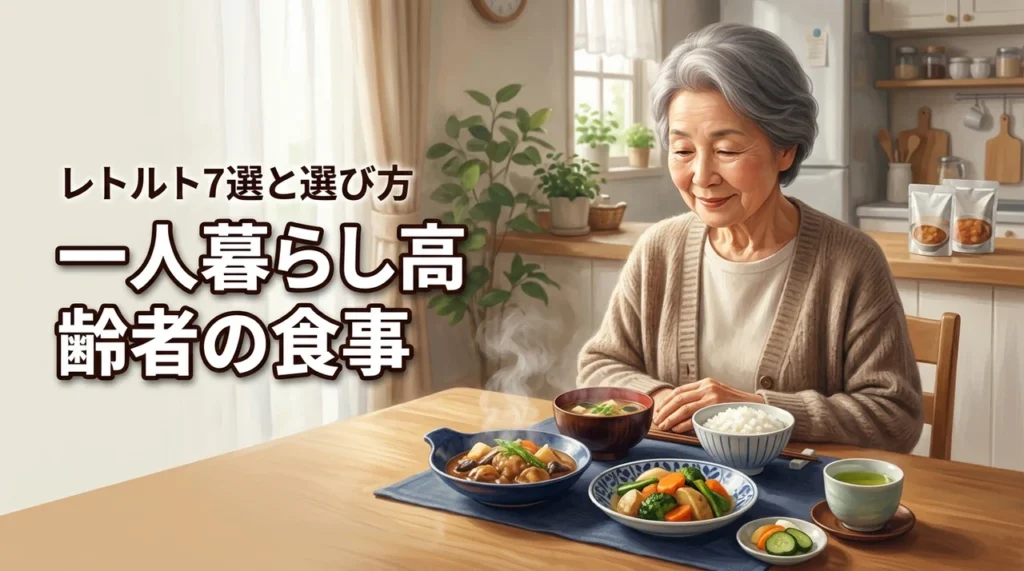 一人暮らし高齢者の食事はレトルトで解決！おすすめ7選と選び方のコツ