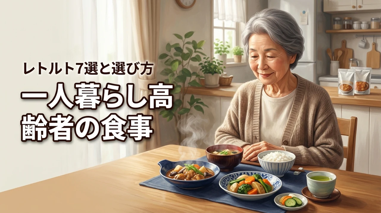 一人暮らし高齢者の食事はレトルトで解決!おすすめ7選と選び方のコツ