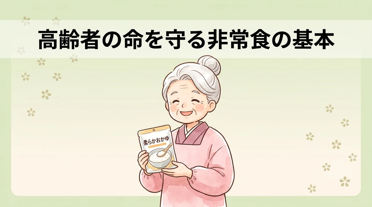 高齢者向け非常食の重要性と備蓄の基本