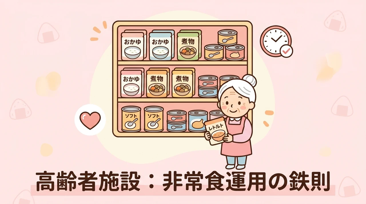 高齢者施設での非常食運用のポイント