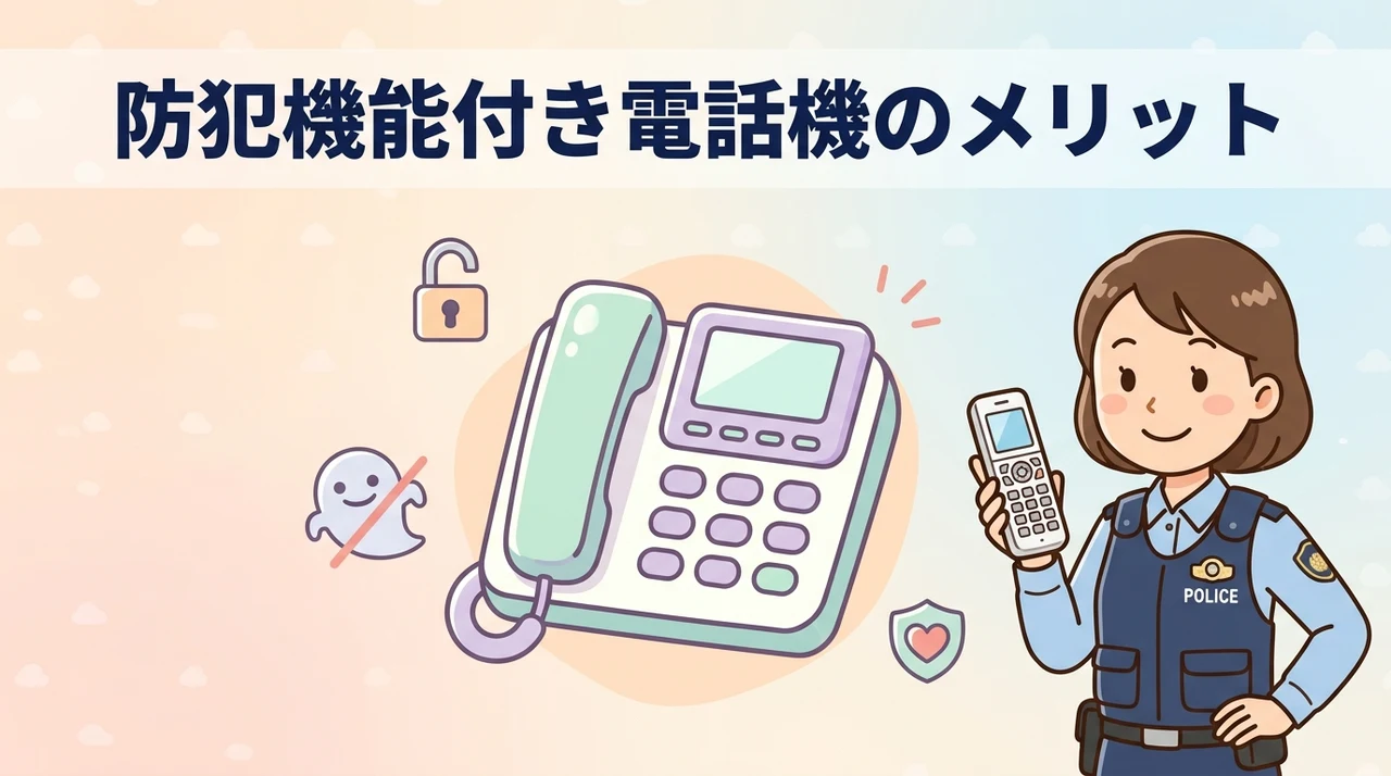 防犯機能付き電話機のメリットと導入前に確認したいこと