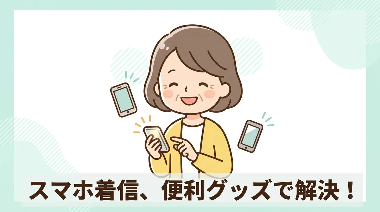 高齢者がスマホ着信に気づかない原因とお知らせグッズの必要性