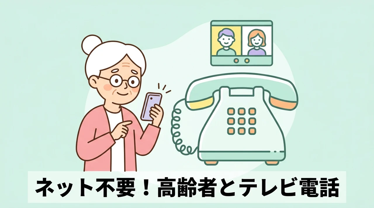 Wi-Fiなしでも高齢者とテレビ電話はできる？