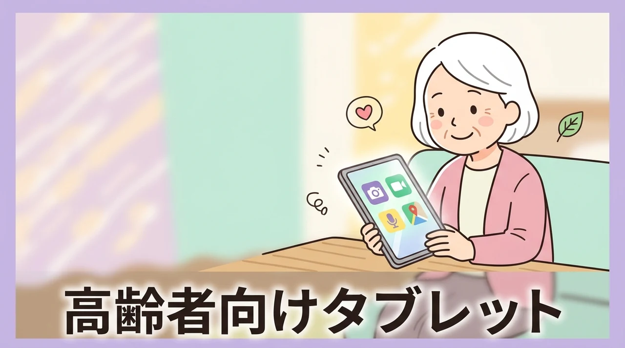高齢者向けタブレットの選び方5つのポイント