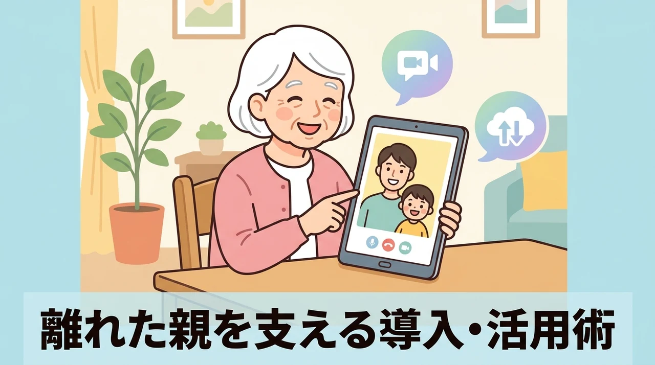 離れて暮らす親のための導入サポートと活用法